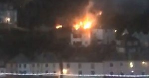 Firefighters battle major fire in Looe - live updates