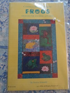 Frog Patterns for Machine Applique by Critter Pattern Works - Etsy