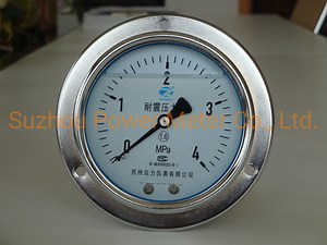[Hot Item] Resistance to Vibration 4inch Liquid Pressure Gauge