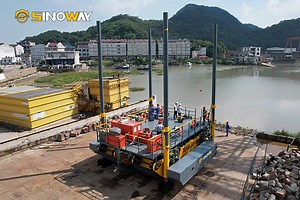 [Hot Item] Self- Propelled Spud Barge Modular Jacking up Brage Price