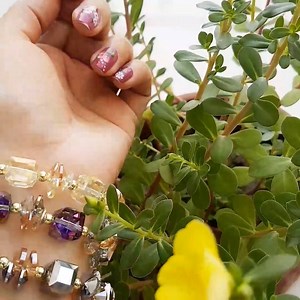 Colourful Square shaped Bracelet!!! | Magenta LifeStyle