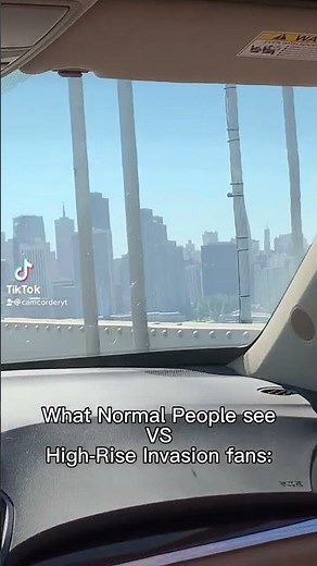What Normal People see VS High-Rise Invasion fans: