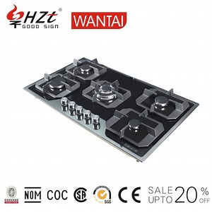 [Hot Item] 5 Burner Kitchen Appliance Tempered Glass