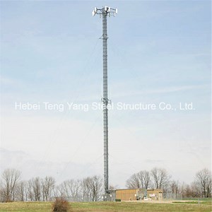 [Hot Item] Cellular Communication Triangle Antenna Guyed Mast Tower