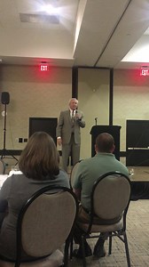 Walt Coleman is an Arkansas businessman, NFL referee, and one of the most engaging speakers we've ever seen. The crowd welcomes him with a "boo" before he reminds us to focus on the positives instead of the negatives at the Small Business Development Fair. | Startup Junkie