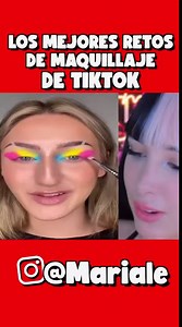 34K views · 2.1K reactions | Los mejor a retos de maquillaje de TikTok!! | Mariale | Facebook