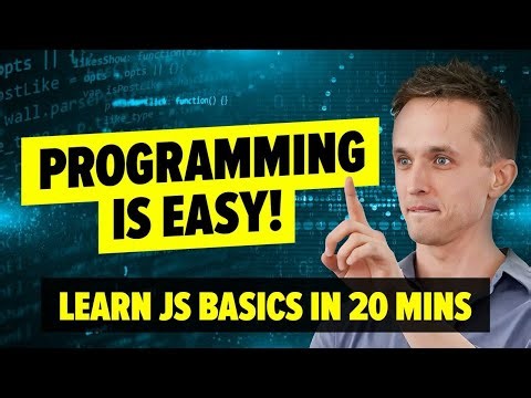 Javascript Tutorial for Beginners in 20 minutes