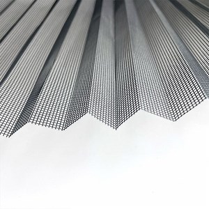 [Hot Item] Folding Mosquito Netting Plisse Insect Screen Net Pleated Fly Window Screen Mesh