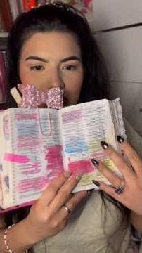 Mini Bible Flip Through 🩷 #biblegarden
