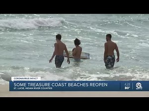 Beaches reopen in St. Lucie, Indian River counties