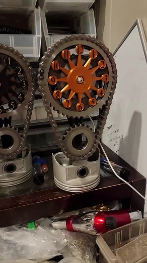 getting these orders out. #foryoupage #fypシ #chevy #ford #clocks #dodge #handmade