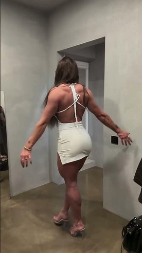 Muscle Mommy in a Mini Dress! 💪 Gorgeous Physique Goals ✨