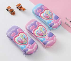[Hot Item] Mutispandex EVA Plastic Pencil Case Big Capacity Compartments for Girl Boy School