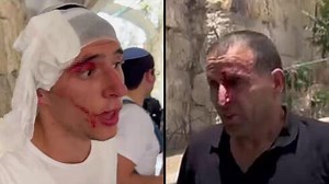 יורט רחפן עם דגל פלסטין שהוטס מעל שער שכם, עימותים תועדו בעיר העתיקה