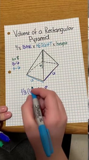Volume of a Rectangular Pyramid