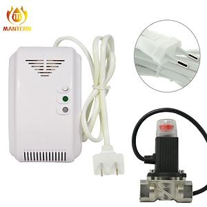 [Hot Item] Gas Leak Detector Combustible Methane Natural Gas Safety Alarm with Valve