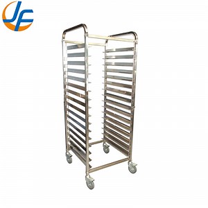 [Hot Item] Rk Bakeware China Heavy Duty Stainless Steel Oven Trolley Baking Trolley Rack Trolley Steam Trolley Drying Trolley