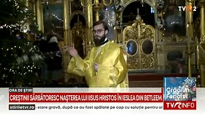 Creștinii sărbătoresc nașterea lui Iisus Hristos. În biserici a răsunat slujba specială de Crăciun, iar preoții le-au vorbit credincioșilor despre simplitate și despre importanța iubirii aproapelui http://tinyurl.com/y6jdtpmf | Ştirile TVR