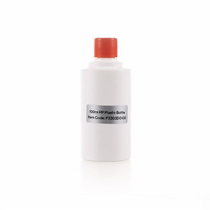 [Hot Item] High quality 100ml opaque white pp plastic cylinder bottles medical cough syrup bottle