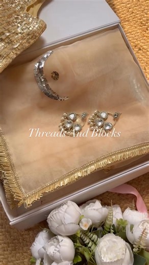 Blouses That Steal the Spotlight ✨ Pair your sarees and lehengas with handcrafted designer blouses made to turn heads. Rich fabrics, detailed embroidery & perfect fits await. | Threads And Blocks