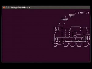 Linux sl command steam locomotive in Linux - landoflinux.com