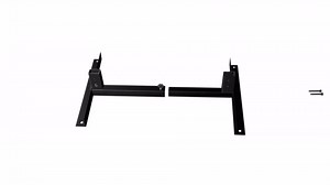 Steel Adjustable Target Stand Base for Paper Shooting See Targets Cardboard Silhouette H Shape Outdoors Range Heavy Duty Metal Range Hunting Silhouette Targets Practice & Accessories (1 Pack) Black