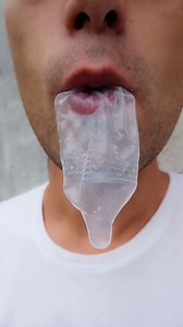 I found used condom at car park so I eat cum , chew it and use condom like bubble gum