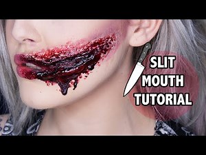 Easy Cut Mouth SFX Makeup Tutorial | Nicole Allain