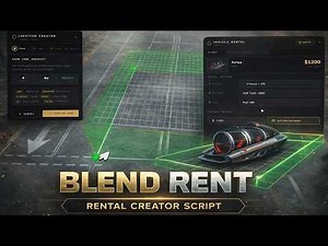 The BEST Vehicle Rental Script for FiveM | In-Game Creator, Admin Panel & Dynamic Pricing