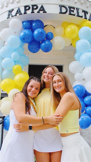 HEY PNMS!! WE’LL SQUEEZE YOU SOON!! 🍋🤍 #kappadelta #mtrckd #otbwg #kappadeltaecu #sorority #ecu #sorority #gogreek #sororityrush #recruitment #rush | Kappa Delta - Gamma Sigma