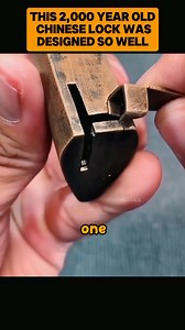 72K views · 324 reactions | this 2,000 year old chinese lock was designed so well. #chineselock #lock #padlock | No-nonsense Video | Facebook