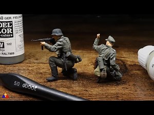 Quick & Easy Tricks for Painting German Infantry Figures | 1/35 Scale Model Tutorial