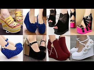 Try On Wedges Heels Platform High Heels Sandals Wedge Heel Chppal Girls New Stylish Wedge Heel