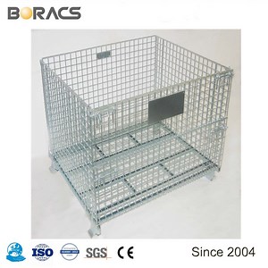 [Hot Item] Wire Mesh Pallet Cage/Container: Warehouse Storage, Bestselling 60  Countries