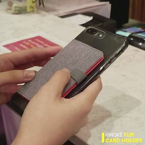 Slim down your bulky wallet with secure and chic Ringke Flip Card Holder case accessory. 🔥 #ThursdayAccessories Flip Card Holder: bit.ly/2uyUyLU | Ringke