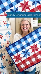 12K views · 159 reactions | Today we are showing you how to make this beautiful red white and blue table runner! This pattern might look a little difficult but following our step by step tutorial makes it a breeze. Comment "Tablerunner" if you want the link to the tutorial! | Fat Quarter Shop | Facebook