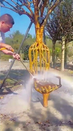 Planting process of tree chair