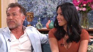 Lucy Fallon behind the scenes at the British Soap Awards