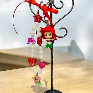 Little Mermaid Disney Princess Keychain Bag Charm. - Etsy