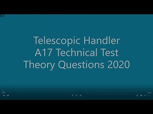 Telehandler test Q&A 2020
