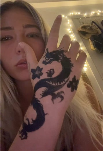 hand tat #artist #fyp #viral