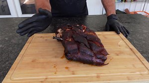 Testing two different temperature methods for smoking pork butt