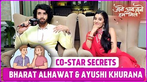 52K views · 1.3K reactions | Raghav & Reet aka Bharat & Ayushi Secrets Out! Co-Stars Dish On Each Other's On-Set Habits" | In this fun segment Bharat Alhawat and Ayushi Khurana aka Raghav and Reet from Jaane Anjaane Hum Mile reveal each other's biggest secrets From favorite foods,secret talents to their annoying habits watch as the on screen couple gets candid about their off-screen Bonding. #jaaneanjaanehummile #AyushiKhurana #BharatAlhawat | Telly Reporter | Facebook