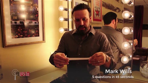 14 reactions | Mark Wills took our #5In45 question challenge on Tuesday night! Check out his answers below! | WSM Radio | Facebook