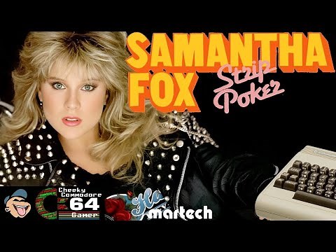 SAMANTHA FOX STRIP POKER – Commodore 64 (1986) | Iconic 80s Erotic Poker Game