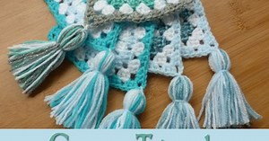 Free Granny Triangle Crochet Pattern Tutorial