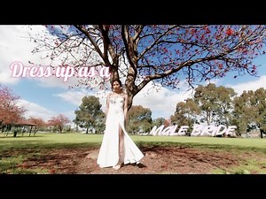 Dressing up as a Bride! Male to Female crossdresser wife! Crossdresser transformation