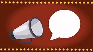 Director Film Megaphone Speech Bubble 4k Stock Footage Video (100% Royalty-free) 1099764379 | Shutterstock