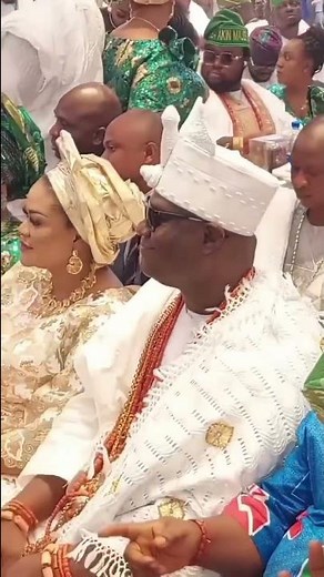 OONI OF IFE AT OUTING WITH FIRST WIFE OLORI MARIAM ANAKO #ooniofife #ileife