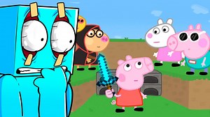 Peppa Pig Juega Minecraft por Primera Vez! | Awita